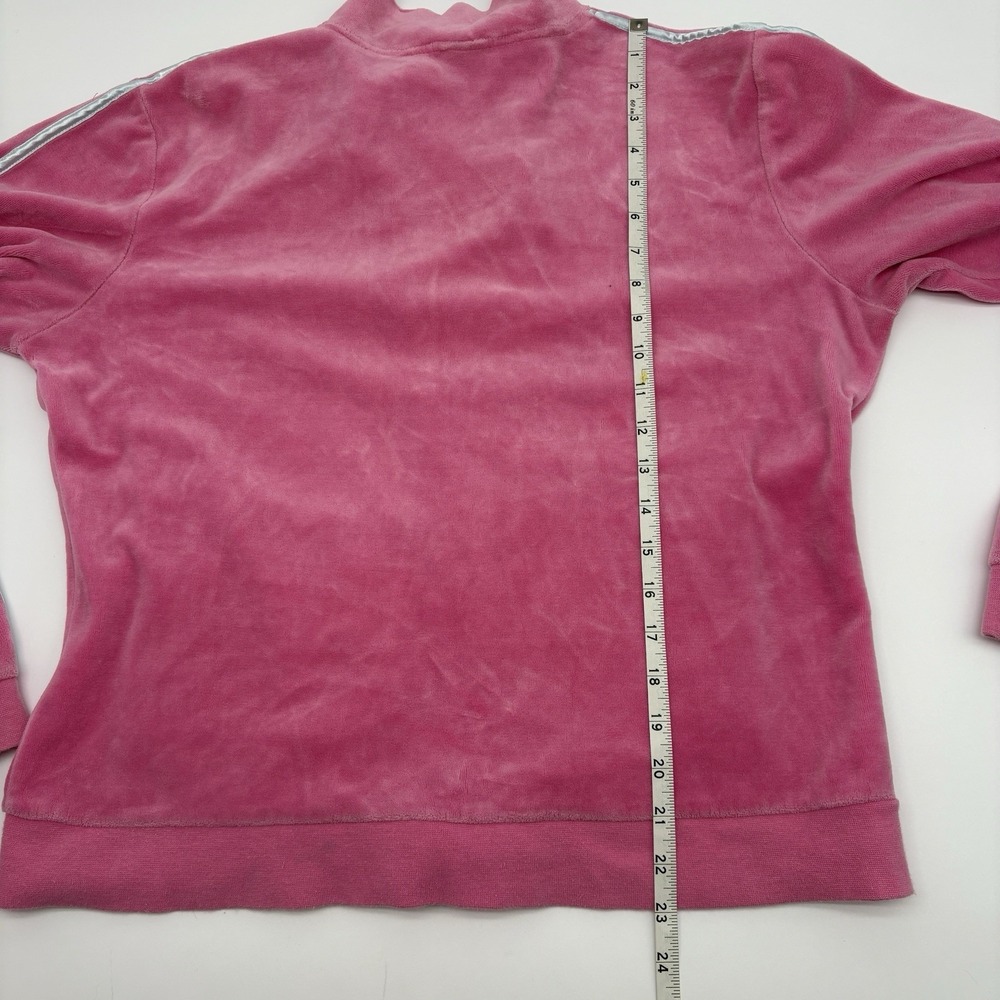 VTG Mary Kay Corporate Promo Avia Pink Velour Tracksuit Set Women's XL Full Zip - Picture 7 of 16